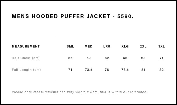 Men's Premium KH Down Hooded Puffer Jacket